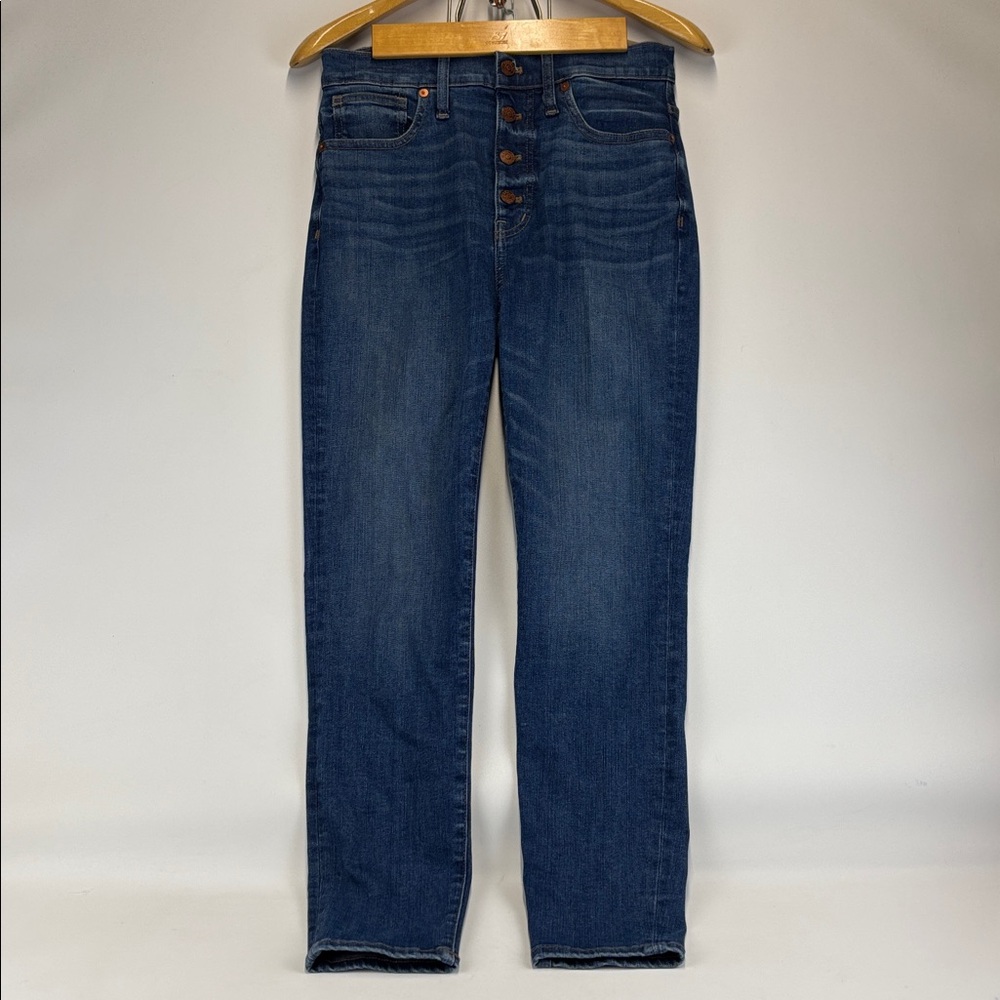 MADEWELL 11" High Rise Skinny Blue Jeans Size 28P NWT